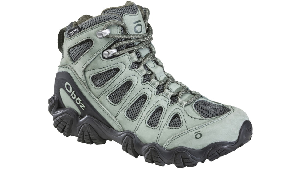 Oboz Sawtooth II Mid B-DRY Hiking Shoes - Women's, Pale Moss, 8.5, Medium, 23702-Pale Moss-8.5-Medium