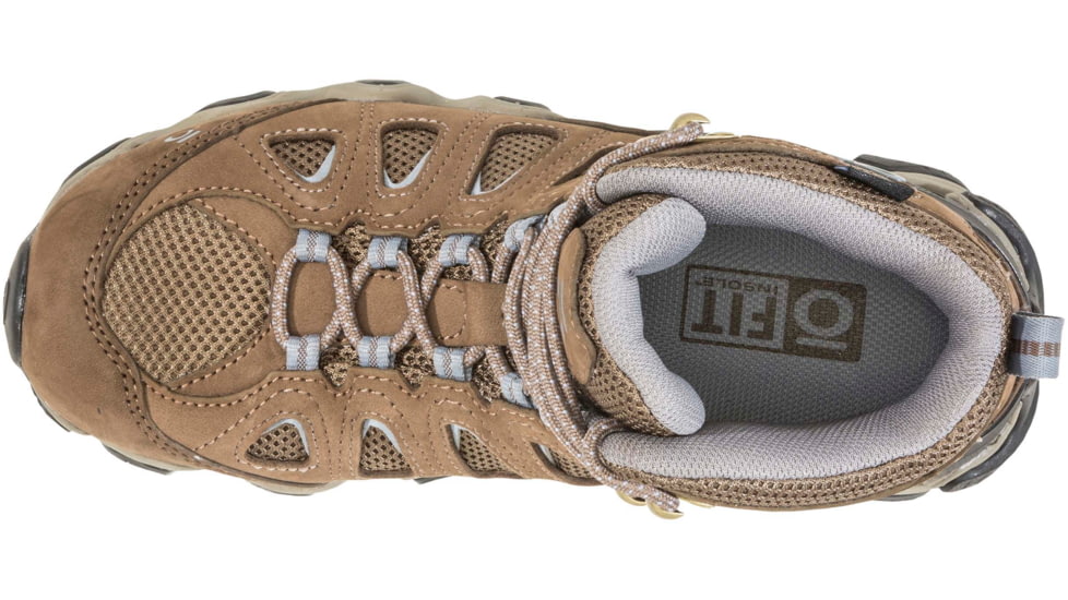 Oboz Sawtooth II Mid B-DRY Hiking Shoes - Womens, Brindle/Tradewinds Blue, 6.5 US, Medium, 23702-Bre/TrwBl-Medium-6.5