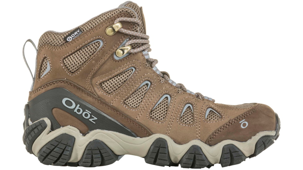 Oboz Sawtooth II Mid B-DRY Hiking Shoes - Women's, Brindle/Tradewinds Blue, 6, 23702-1018-6