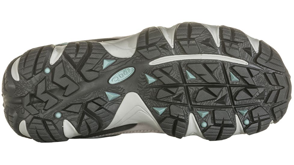 Oboz Sawtooth Low BDry Hiking Shoe - Womens-Mineral Blue-6