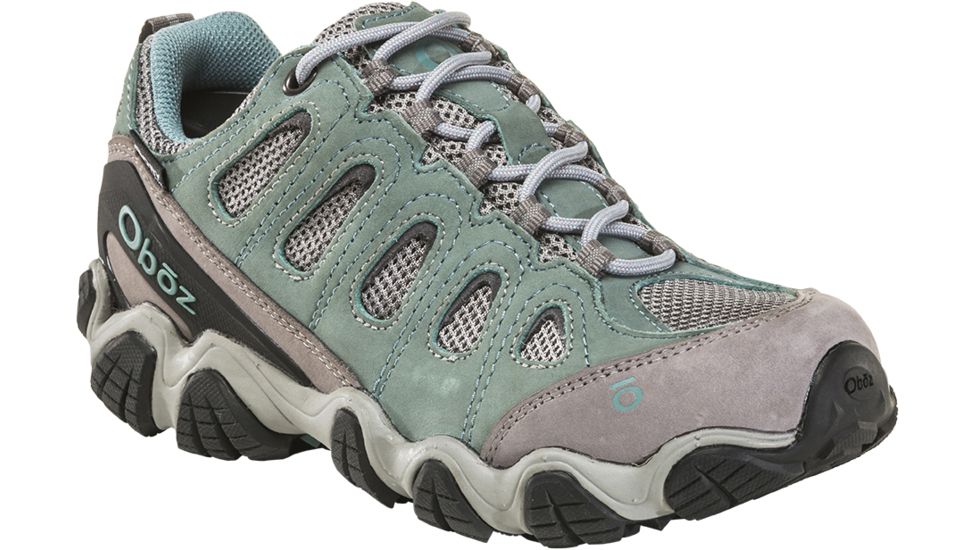 Oboz Sawtooth Low BDry Hiking Shoe - Womens-Mineral Blue-6