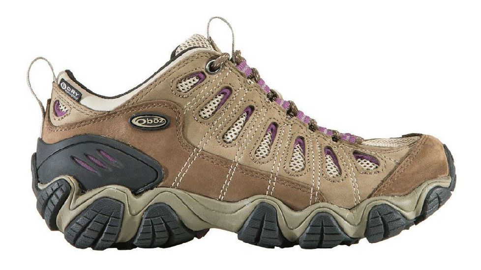 Oboz Sawtooth Low BDRY Hiking Shoe - Womens-Violet-7.5 US