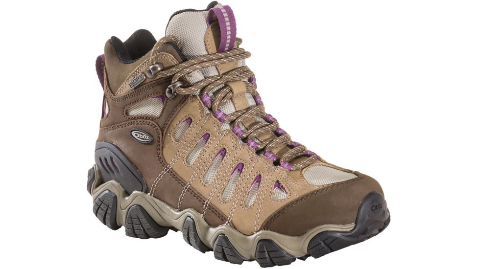 Oboz Sawtooth Mid BDry Hiking Shoe - Women's-6-Violet