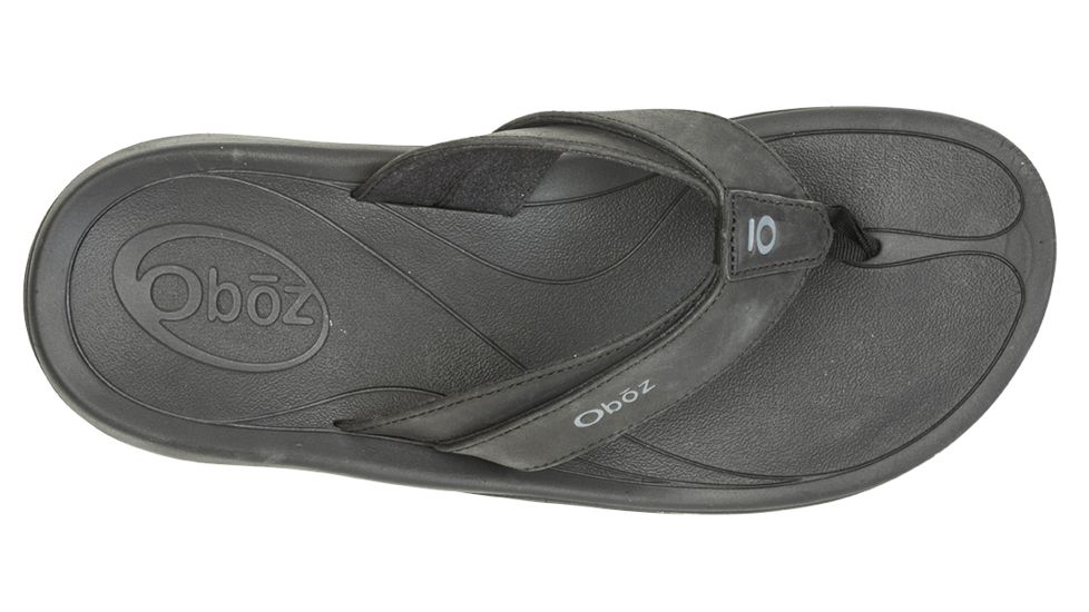 Oboz Selway Leather Sandals - Mens, Black, 13, 61401-Black-Medium-13