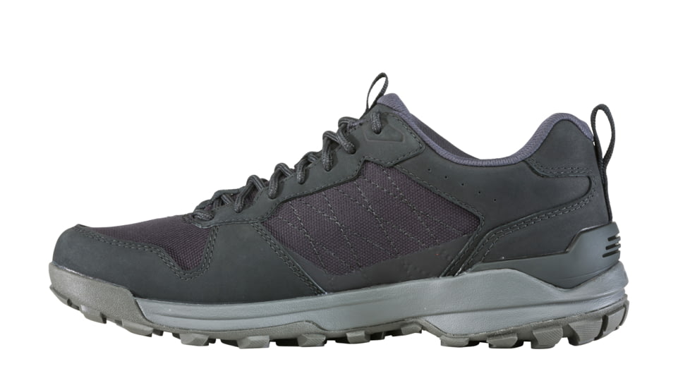 Oboz Sypes Low Hiking Shoes - Mens, Medium, Coal Gray, 9.5, 78101-Coal Gray-9.5-Medium