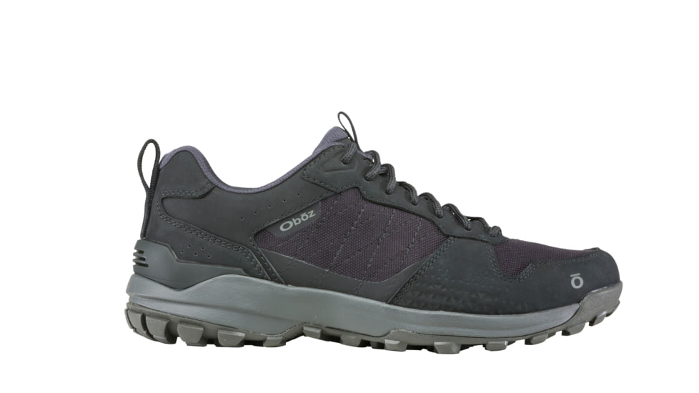 Oboz Sypes Low Hiking Shoes - Mens, Medium, Coal Gray, 9.5, 78101-Coal Gray-9.5-Medium