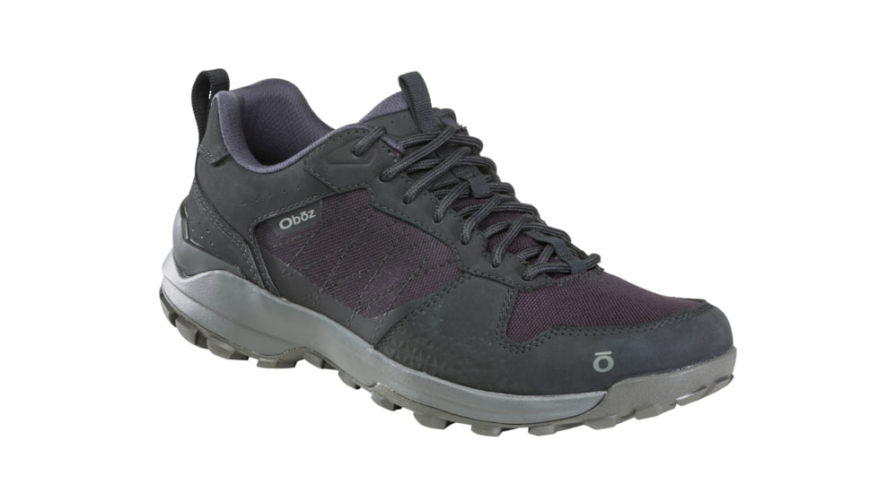 Oboz Sypes Low Hiking Shoes - Mens, Medium, Coal Gray, 9.5, 78101-Coal Gray-9.5-Medium
