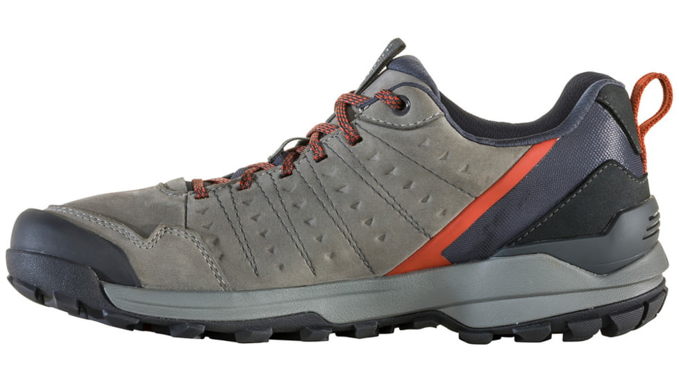 Oboz Sypes Low Leather B-DRY Hiking Shoes - Mens, 7 US, Medium, Steel, 76101-Steel-Medium-7
