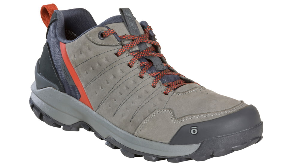 Oboz Sypes Low Leather B-DRY Hiking Shoes - Mens, 7 US, Medium, Steel, 76101-Steel-Medium-7