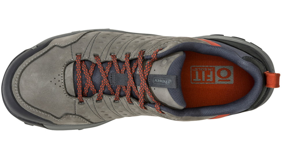 Oboz Sypes Low Leather B-DRY Hiking Shoes - Mens, 7 US, Medium, Steel, 76101-Steel-Medium-7