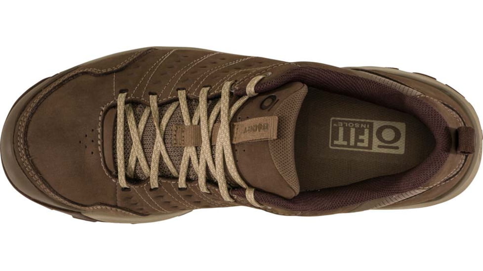 Oboz Sypes Low Leather B-DRY Hiking Shoes - Mens, Morel Brown, 9, 76101, Morel Brown - 9