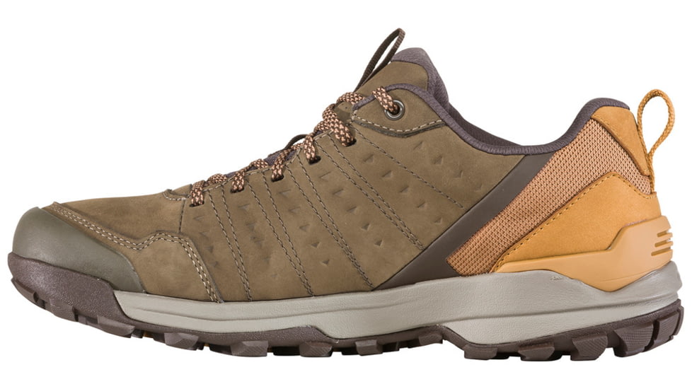 Oboz Sypes Low Leather B-DRY Hiking Shoes - Mens, Wide, Wood, 11.5, 76101-Wood-Wide-11.5