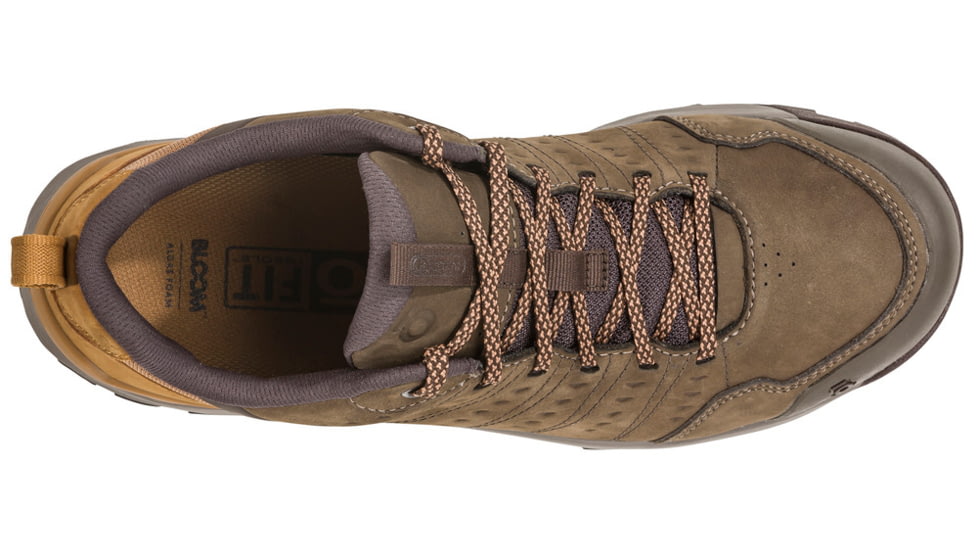 Oboz Sypes Low Leather B-DRY Hiking Shoes - Mens, Wide, Wood, 11.5, 76101-Wood-Wide-11.5
