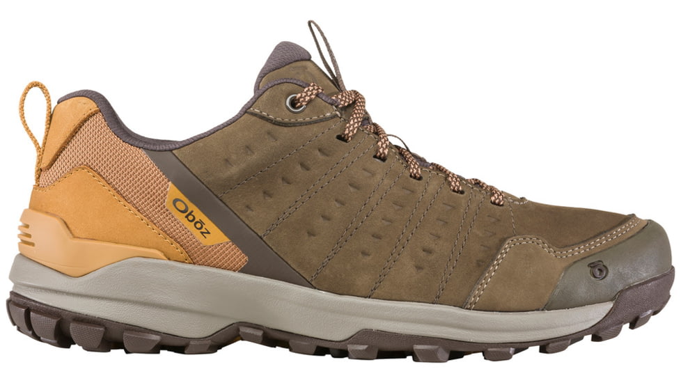 Oboz Sypes Low Leather B-DRY Hiking Shoes - Men's, Medium, Wood, 14, 76101-Wood-Medium-14