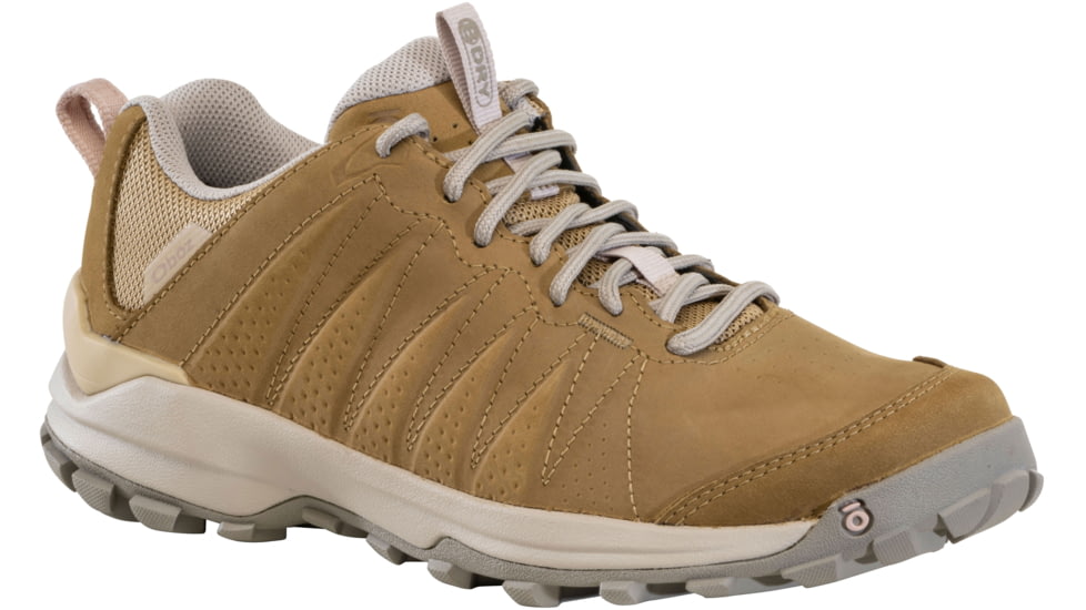 Oboz Sypes Low Leather B-DRY Hiking Shoes - Women's, Acorn, 9, 76102-Acorn-M-9