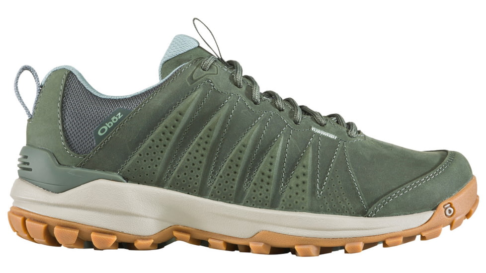 Oboz Sypes Low Leather B-DRY Hiking Shoes - Women's, Thyme, 12, Medium, 76102-Thyme-Medium-12