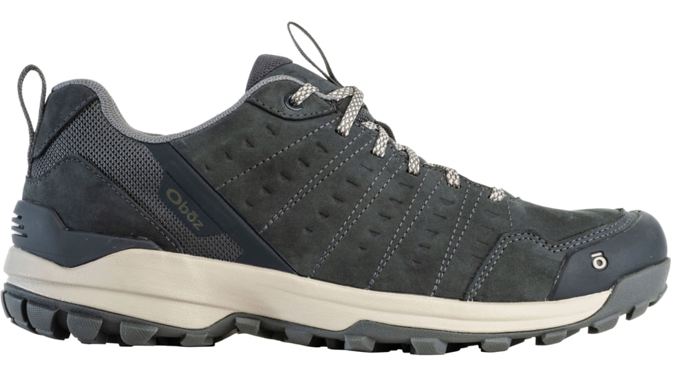 Oboz Sypes Low Leather B-DRY Medium Hiking Shoes - Mens, Lava Rock, 9, 76101-Lava Rock-Medium-9