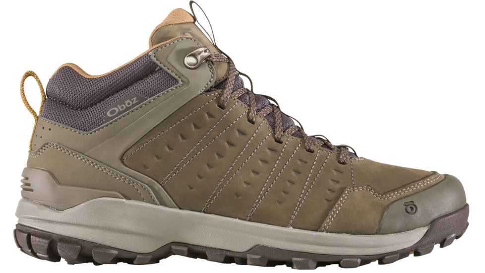 Oboz Sypes Mid Leather B-DRY Hiking Shoes - Mens, Cedar Brown, 11, Medium, 77101-CdBrwn-11-Medium
