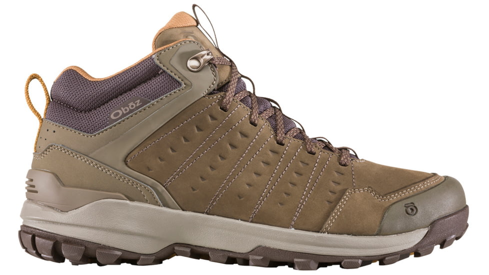 Oboz Sypes Mid Leather B-DRY Hiking Shoes - Mens, Cedar Brown, 14, Wide, 77101-Cedar Brown-Wide-14
