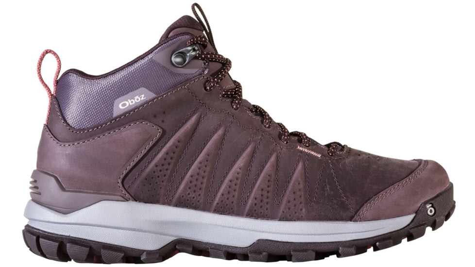 Oboz Sypes Mid Leather B-DRY Hiking Shoes - Women's, Peppercorn, 11, Medium, 77102-Peppercorn-Medium-11