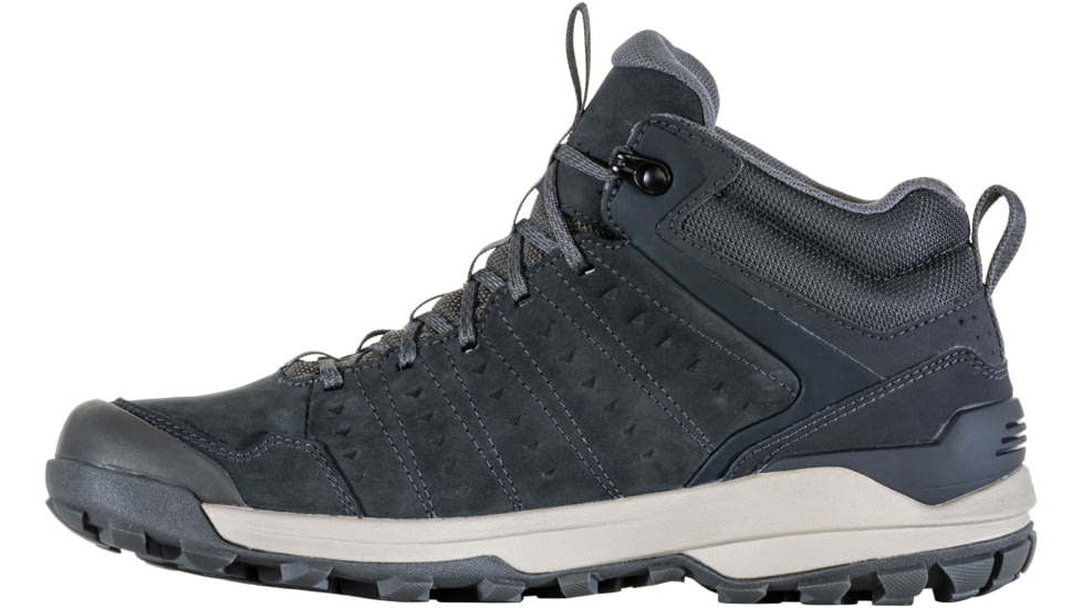 Oboz Sypes Mid Leather B-DRY Medium Hiking Shoes - Mens, Lava Rock, 10, 77101-Lava Rock-Medium-10