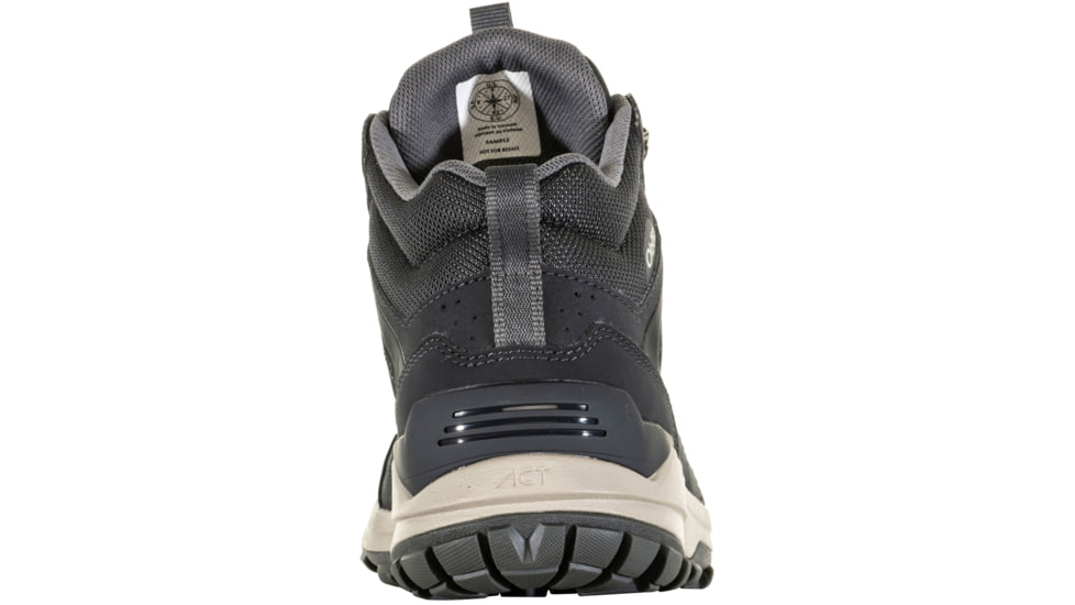 Oboz Sypes Mid Leather B-DRY Medium Hiking Shoes - Mens, Lava Rock, 10, 77101-Lava Rock-Medium-10