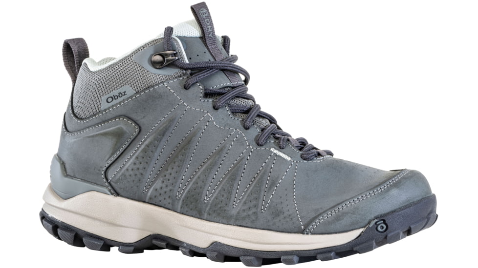 Oboz Sypes Mid Leather B-Dry Hiking Shoes - Women's, Dark Sage, 6, 77102-Dark Sage-M-6