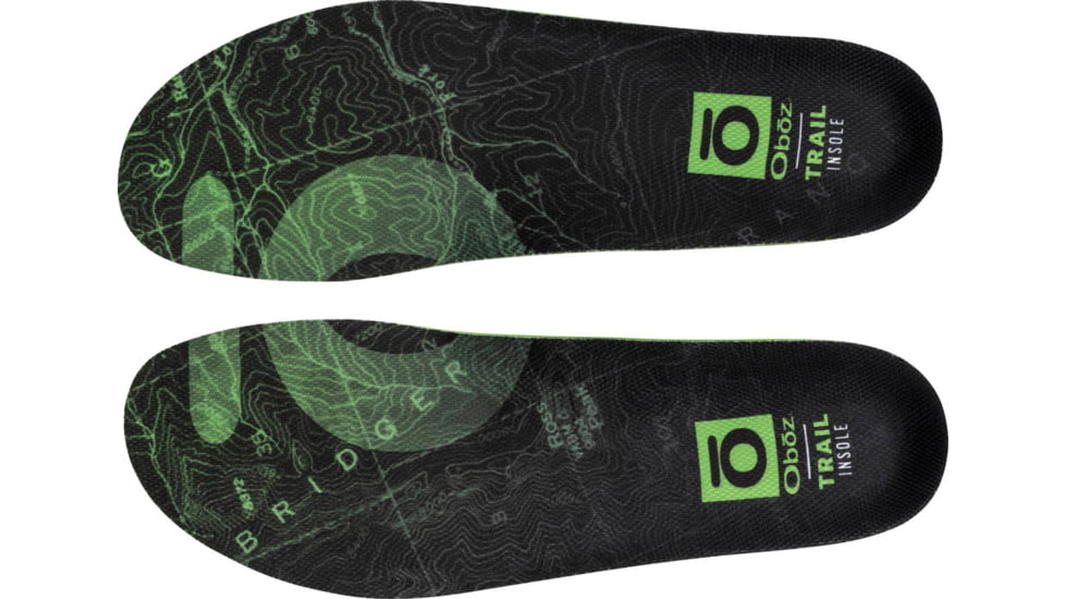 Oboz Trail Insole, Green, 2XS, 100007-107-XXS