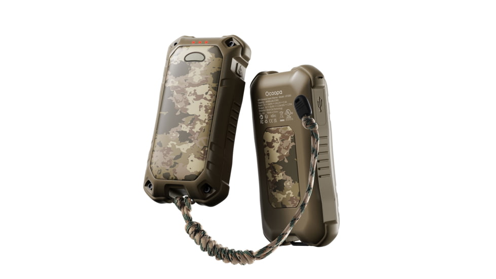 Ocoopa UT4 Extreme Rechargeable Hand Warmer, Camouflage, UT3201-MC-GN