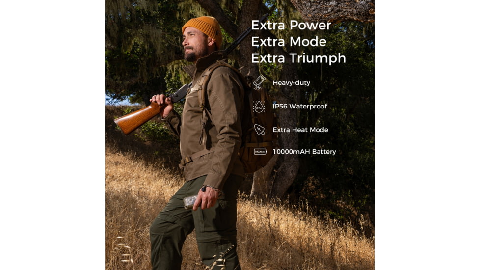 Ocoopa UT4 Extreme Rechargeable Hand Warmer, Camouflage, UT3201-MC-GN