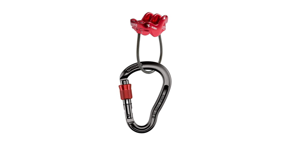 Ocun Belay Set Eagle Screw Hurry, Red, 4628-Red