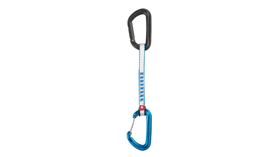 Ocun Hawk QD Combi DYN 11mm Sport Climbing Quickdraw, 15cm, Blue, 4076-Blue