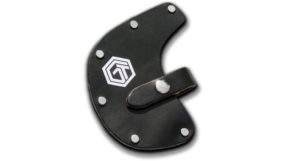 Off Grid Tools Deluxe Survival Axe Sheath-Black Leather