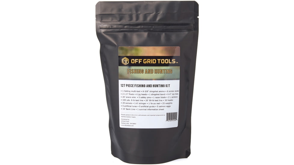 Off Grid Tools Hunting &amp; Fishing Kit, OGT-B-FISH
