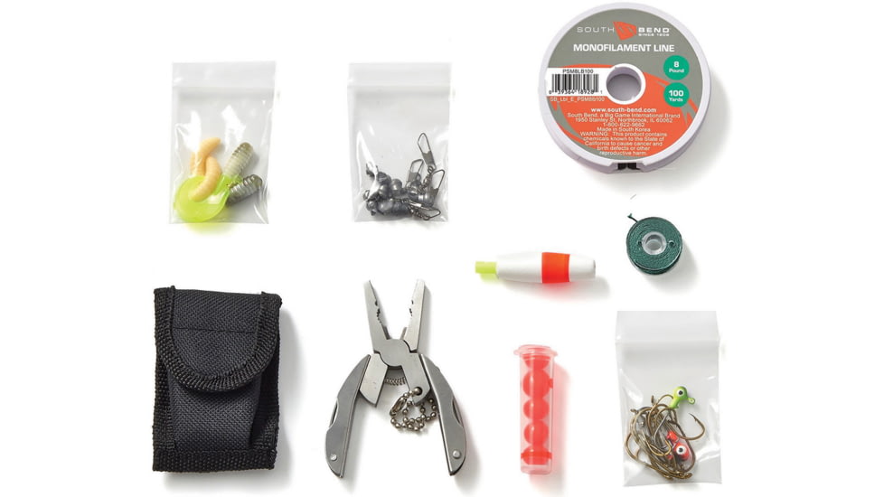 Off Grid Tools Fishing and Hunting Mini Kit, Includes, 100yds 8lb test line, OGT-B-FISHMINI
