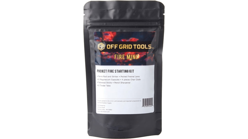 Off Grid Tools Pocket Fire Starting Kit