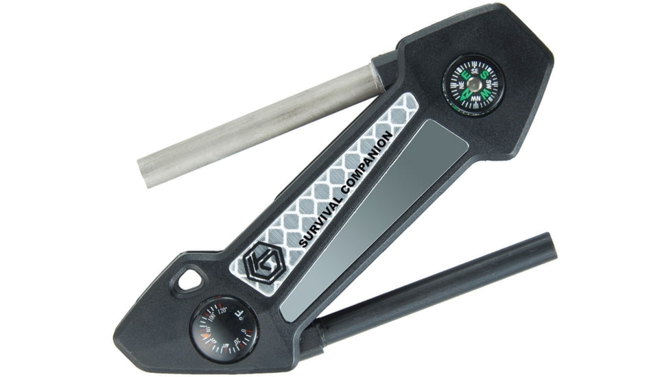 Off Grid Tools Survival Companion Multi-Tools, Folding Knife, 4.5in X 1.4in, Black, OGT-COMP100