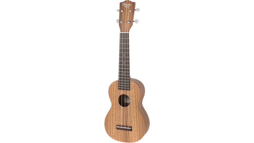 Ohana Ukuleles Soprano Ukulele - Zebrawood SK-15Z