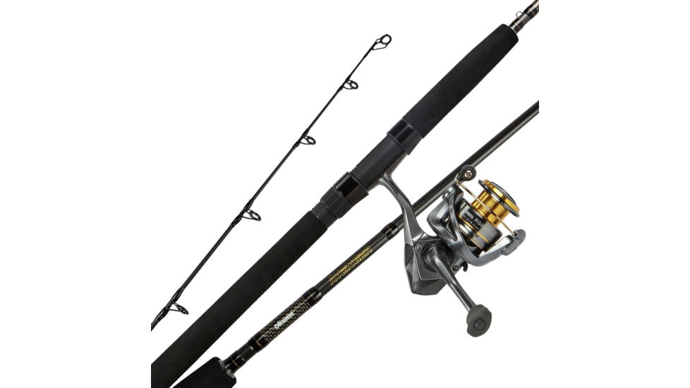 Okuma Avenger Spin Combo 7' ML carbon rod 6BB+1RB split neo cork grips flex reinforce tip, AV-S-701ML-3000