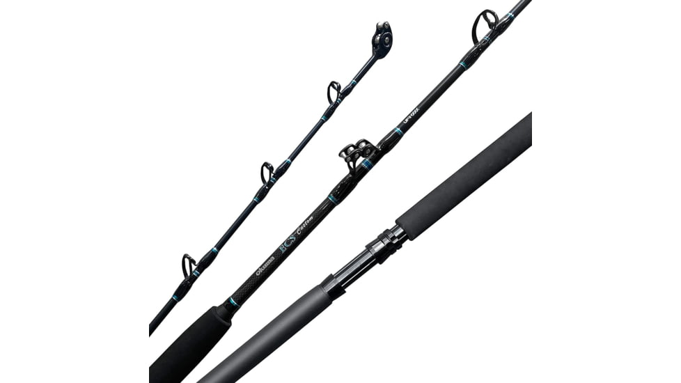 Okuma ECS Custom 6'4inMH Trolling rod with graphite butt with stripper and roller tip, ECS-T-641MH