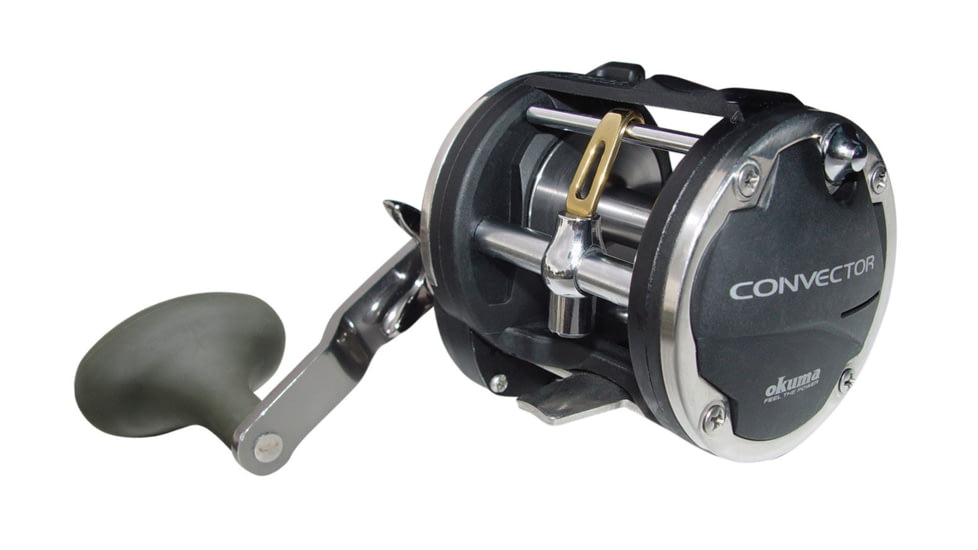 Okuma Fishing Tackle Convector Levelwind Trolling Reel, 5.1 1, 2BB+1RB, 200/80 Braided Line Rating, CV-20L