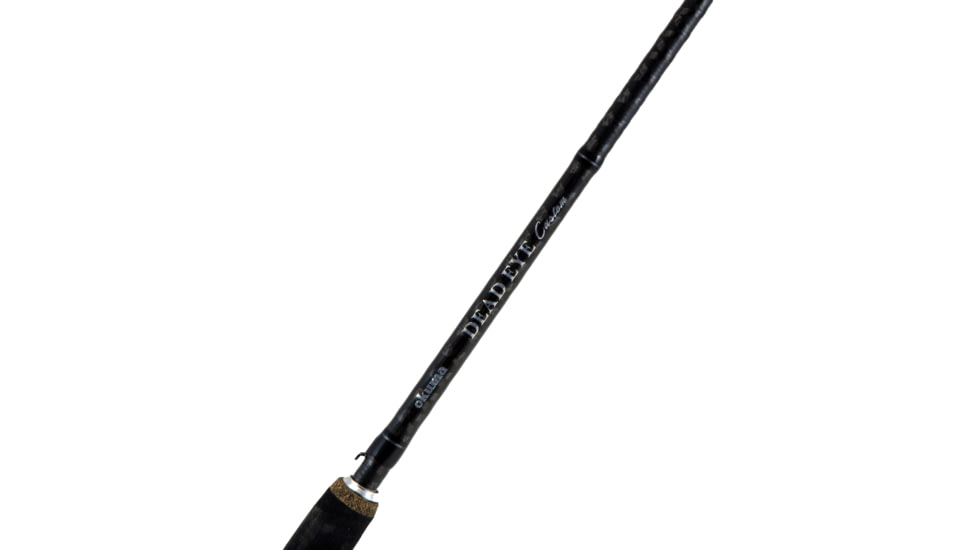 Okuma Fishing Tackle Deadeye Custom Series Spinning Rod, 6ft, Medium, Extra Fast, 1 Pieces, 7 + Tip, DCS-S-601MXF