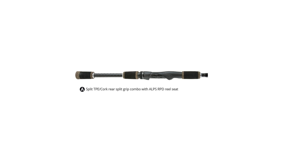 Okuma Fishing Tackle Deadeye Custom Series Spinning Rod, 6ft, Medium, Extra Fast, 1 Pieces, 7 + Tip, DCS-S-601MXF