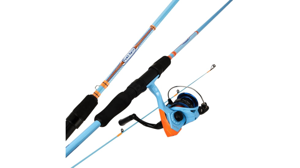 Okuma Fishing Tackle Fuel Spin Combos Spinning Rod, 6ft, Medium, 2 Pieces, FSP-602M-1000
