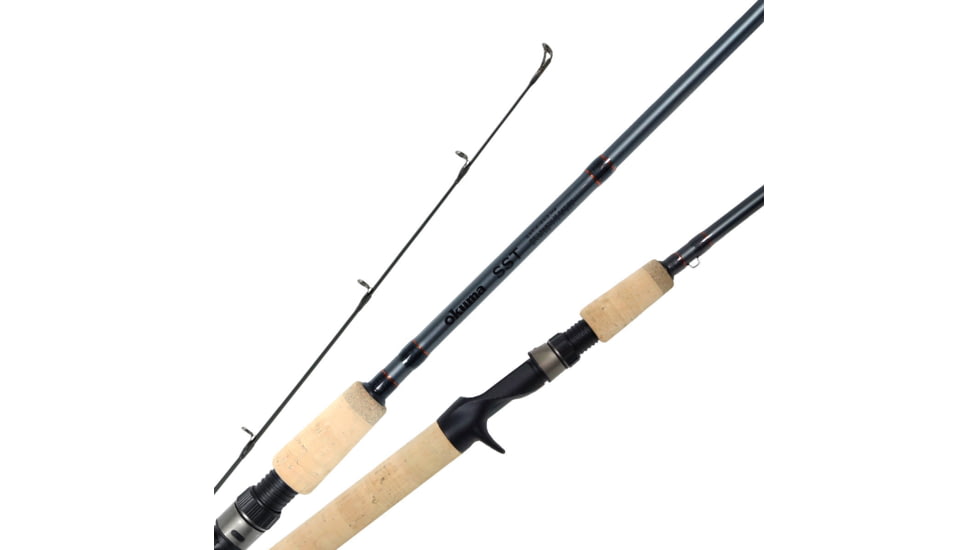 Okuma Fishing Tackle SST Kokanee/Trout A Series Rod, 7ft, Light, Moderate, 2 Pieces, Reargrip Length 11in, SST-C-702La