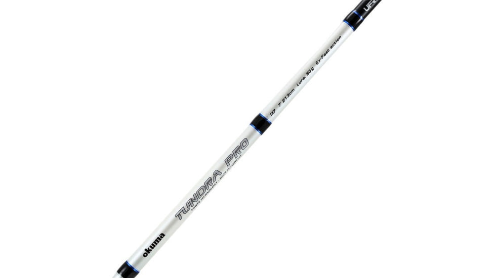 Okuma Fishing Tackle Tundra Pro Spinning Rod, 7ft, Medium, Moderate Fast, 2 Pieces, TXP-S-702M