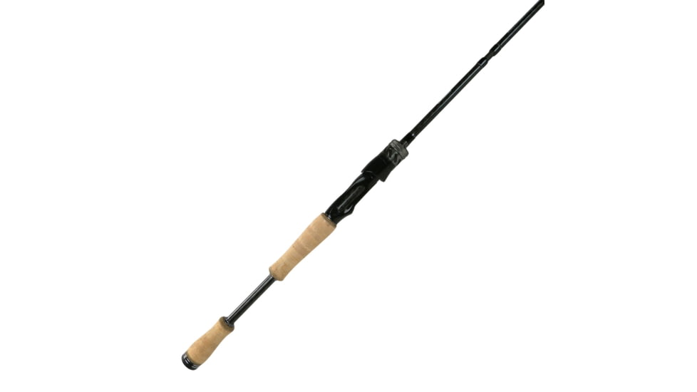 Okuma Fishing Tackle Voyager Signature Freshwater Spinning Rod, 7ft 2in, Medium Light, Moderate Fast, 4 Pieces, Reargrip Length 10.5in, VSS-S-724ML