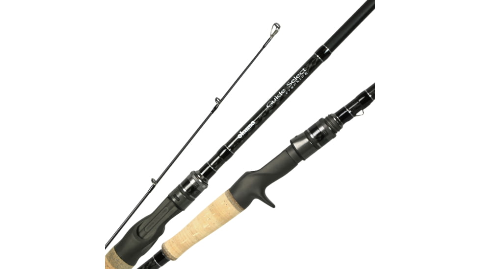 Okuma Guide Select Carbon Cranking Rod, 1 Piece, Medium-Heavy, Mod-Fast, 1/4-2oz, 10-20lb, 4.6oz, Split Grip Cork, 75, GS-C-751MH