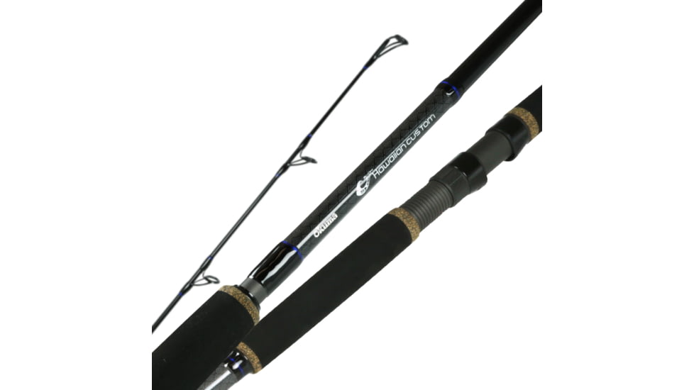 Okuma Hawaiian Custom Popping Rods, 2 Piece, Heavy Spinning 24-Ton, Low Resin Rod Blanks Fuji Guide &amp; Reel Seat Eva Foregrip, 83, HWP-S-832Ha