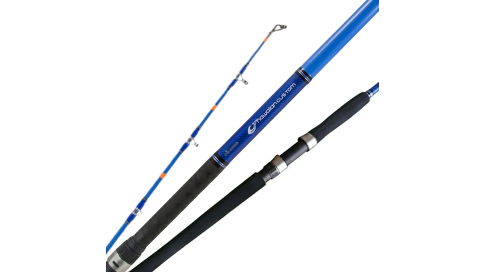 Okuma Hawaiian Custom Rod, 2 Piece, Medium, spinning Alps-316 Grade SS Guide Frame Tpe Foam Material Fore And Rear Grip Whipping Rod, 96, HSP-S-962Ma